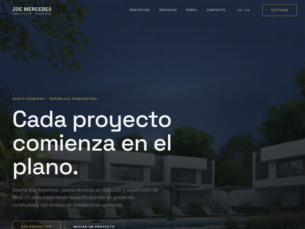 Joe Mercedes architecture website